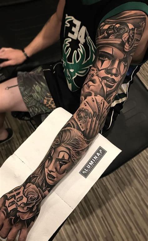 gang tattoo sleeve